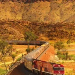 How far is Alice Springs from Uluru train