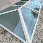 What solution do commercial window cleaners use?